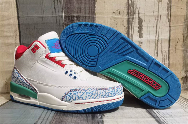 Men's Running weapon Air Jordan 3 White Shoes 0145
